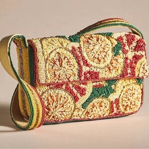 Anthropologie Fiona Beaded Bag WOT